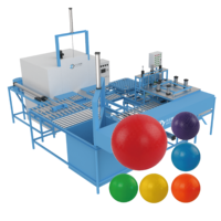 Machine de fabrication de balles en PVC, équipement de rotomoulage automatique pour la production de balles de sport creuses