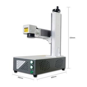 Prix bon marché 20w 30w 50w mini machine automatique de marquage d'imprimante de gravure de découpe laser à fibre pour bijoux en métal - Product Image 5