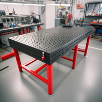 Support de hauteur pour table de soudage 3D en fonte pour assurer la précision de la soudure des pièces