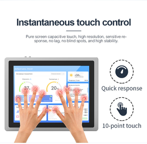 19 inch không thấm nước IP65 công nghiệp AIO kiosk Android Tablet Bảng điều chỉnh PC RK3399 CPU VGA hiển thị 32 gam bộ nhớ không quạt Linux OS kho - Product Image 5