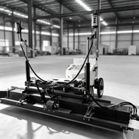 Machine de nivellement de béton laser autopropulsée flexible pour travaux de pavage en béton