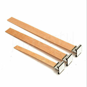 Mèches en bois pour la fabrication de bougies 0.5x13x130mm 0.5x8x90mm mèche de bougie en bois - Product Image 3