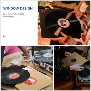 Fundas gruesas Grabar con agujero central Chaquetas <span class=keywords><strong>de</strong></span> registro <span class=keywords><strong>de</strong></span> cartón <span class=keywords><strong>de</strong></span> 12 pulgadas Funda <span class=keywords><strong>de</strong></span> álbum <span class=keywords><strong>de</strong></span> vinilo Fundas para bolsas - Product Image 6