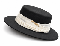 Chapeau Fedora en gros, personnalisé en usine, avec logo métallique, bord large, en feutre de laine, accessoires de ceinture pour femme, pour fêtes et occasions formelles, vintage, durable