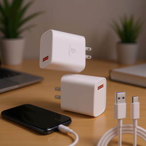 Fast Charger Kit with 18W Type-C Cable for Huawei and Samsung <b>Phones</b>, <b>Wall</b>-<b>Mounted</b> USB PD Charger, 3-Port Output, PC Fireproof M - Product Image 2