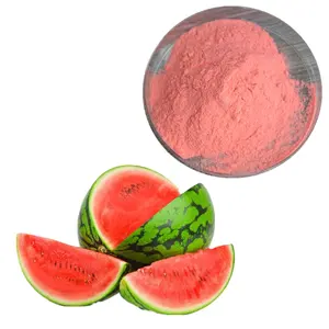 مسحوق الفاكهة العضوية الطبيعية النقية مسحوق عصير البطيخ المجفف المجمد