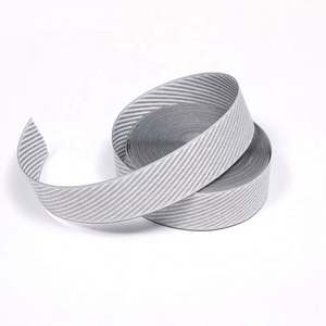 Ruban tissé personnalisé en couleur unie, ruban brodé pour vêtements - Product Image 1