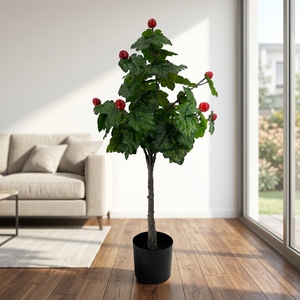 <span class=keywords><strong>Olivo</strong></span> Artificial con Tronco Removible de Plástico de 190 cm, Bonsái Artificial para Decoración de Hogar, Oficina y Hotel - Product Image 5