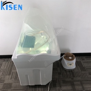KISEN Professional Head Spa Salon Furniture Shampoo Bed Thai Massage Head Therapy Acrylic Basin Shampoo Chair with Plumbing - Product Image 5