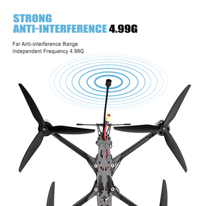 DroView DV07TIC Caméra thermique FPV de vision nocturne pour drone <span class=keywords><strong>7</strong></span> pouces, vitesse de 140 km/h, charge utile lourde de 3,<span class=keywords><strong>5</strong></span> kg, 25-29 minutes de vol, batterie de 8400 mAh - Product Image 5