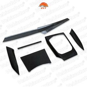 2025 2024 nội thất sợi Carbon Cụ Bảng điều khiển trung tâm điều khiển thay đổi đòn bẩy Vật liệu sợi carbon khô cho BMW G20 3Series m340i - Product Image 2