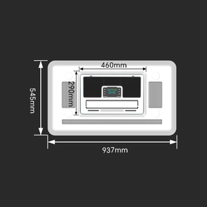 Climatiseur de toit universel 12V/24V pour voiture et camion lourd, capacité de refroidissement 2400W, modèle T3000, machine tout-en-un pour - Product Image 5