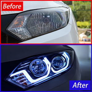 Para <span class=keywords><strong>Honda</strong></span> Vezel 2015-2018, conjunto de faros delanteros LED para coche, luces delanteras con lente de proyector, accesorios de nueva condición - Product Image 3