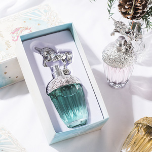 Flacon vaporisateur de parfum arabe de haute qualité de 80 ml, atomiseur rond en verre, ornement de parfum en forme de couronne - Product Image 2