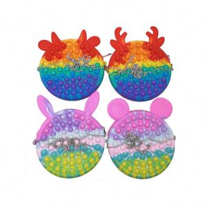 ของเล่นบับเบิ้ลพุชป๊อป แกสต์ พารา บรินเควโด ของเล่นเสริมพัฒนาการ บรรเทาความเครียด ทำจาก PU ซิลิโคน พลาสติก สำหรับเด็ก - Product Image 1