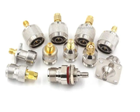 Kit de adaptador SMA a N de suministro de fábrica, conector N macho hembra a SMA macho hembra, conector para cable de extensión de antena Wi-Fi