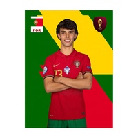 Affiches de football du Portugal, album Qatar 2022, affiches d'anime 3D avec cadre métallique, imperméables et faciles à installer (RTS)