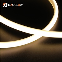 Lampu Strip LED COB Pintar Tahan Air Warna-warni 10W 220v 10mm Tegangan Tinggi untuk Penerangan Eksterior Luar Ruangan Tahan Air IP66