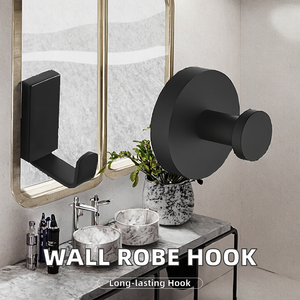 Modern Single Robe <b>Hook</b> for <b>Bathroom</b> Wall Mount Stainless Steel Towel and Coat Hanger in Bedroom Design ZF Global Export - Product Image 2