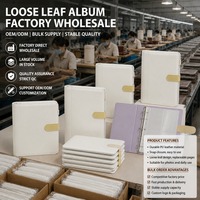 Classeur à cartes à feuilles mobiles avec anneaux métalliques et pochettes, album en cuir PU pour cartes de sport et collection de photos, personnalisable