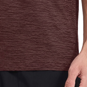 Débardeur sans manches gris pour homme, col rond, séchage rapide, tricoté, uni, décontracté, pour l'entraînement - Product Image 3