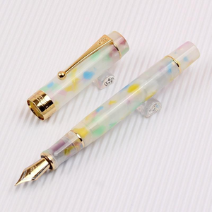 Nuovissima <span class=keywords><strong>Penna</strong></span> <span class=keywords><strong>Stilografica</strong></span> di Lusso Jinhao con Clip a Freccia in Platino Dorato e Pennino Fine F per Calligrafia - Product Image 4