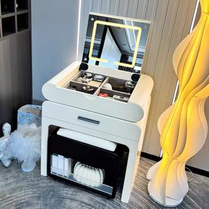 Comò Moderno con Specchio e Tavolo da Trucco per Camera da Letto, Salvaspazio e Facile da Installare - Product Image 2