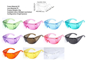 <span class=keywords><strong>Gafas</strong></span> de seguridad con vista panorámica, lentes anchas, protección antisalpicaduras para ingeniería química e investigación científica - Product Image 2