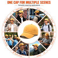 Casquette de baseball unie à 6 panneaux, design tendance, vente en gros, personnalisable, en coton multi-panneaux, avec logo brodé, style Dad Hat, réglable, pour le golf