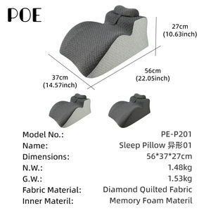 Multifunctionele leespositiekussen met traagschuimvulling, ergonomisch ontwerp, gestikt, wasbaar - Product Image 5