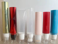 Plat Ovale 50ml 100ml Tube Cosmétique Emballage Crème Pour Les Mains Soins De La Peau Cou Massage Silicone Acier Éponge Perle Brosse Tête Applicateur