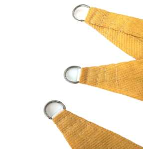 3x3x3 tam giác màu be bóng râm buồm ngoài trời Patio HDPE Sun Shade <span class=keywords><strong>Sail</strong></span> cho sân sau - Product Image 4