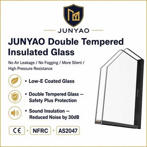 Porte coulissante parisienne JUNYAO 5+20A+5 Low-E, isolation phonique, NFRC CE OEM pour appartement <span class=keywords><strong>Haussmann</strong></span> - Product Image 4