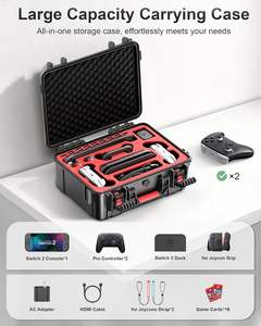 STARTRC GAMES Su Geçirmez Sert Kılıf, Dock'lu Switch 2. Nesil Konsol için |   Özel Kesimli Köpük İçlikli Hassas Uyumlu EVA Kılıf - Product Image 2