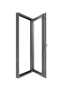 Projet d'appartement hôtelier moderne Fenêtre à ouverture basculante en aluminium Dessin technique gratuit Profil de rupture thermique personnalisé Conception de <span class=keywords><strong>vitrage</strong></span> - Product Image 4