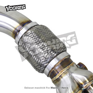 OBM thể thao xả downpipe Ống phía trước cho <span class=keywords><strong>MAZDA</strong></span> <span class=keywords><strong>3</strong></span> AXELA 1.5L/2.0L 2014-2023 thép không gỉ 4-1 tiêu đề đa dạng đường phố tiêu đề - Product Image 4