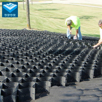 Géocell en HDPE avec une profondeur de cellule de 50 à 250 mm pour la stabilisation des sols, la protection des pentes, le renforcement des routes et la lutte contre l'érosion