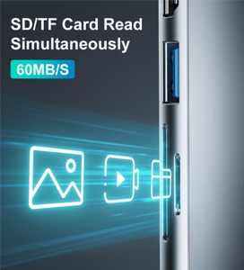 8 trong 1 <span class=keywords><strong>USB</strong></span> Loại C để RJ45 <span class=keywords><strong>Ethernet</strong></span> Adapter Hub với 4K HD-MI TF/ SD Đầu đọc thẻ <span class=keywords><strong>USB</strong></span>-C PD sạc 2 <span class=keywords><strong>USB</strong></span>-<span class=keywords><strong>A</strong></span> cho MacBook và nhiều hơn nữ<span class=keywords><strong>a</strong></span> - Product Image 3