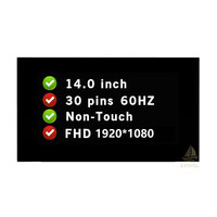 NE140FHM-N4N N4T MNE140BS6-2 Layar LCD TFT 14.0 Inci FHD 1920x1080 Non Sentuh 30 Pin 60Hz LED untuk HP 840 G7 G8