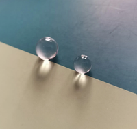 En stock : Lentilles sphériques rondes en quartz N-BK7, LaZF, JGS1, saphir, silice fondue UV, diamètres 1mm, 2mm, 3mm, 4mm, tailles personnalisables OEM