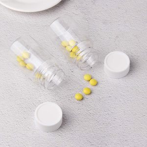 Flacone Vuoto per Pillole in Plastica, <span class=keywords><strong>Contenitore</strong></span> con Tappo a Vite per <span class=keywords><strong>Capsule</strong></span> Solide, Portapillole da 120ml in PP - Product Image 6