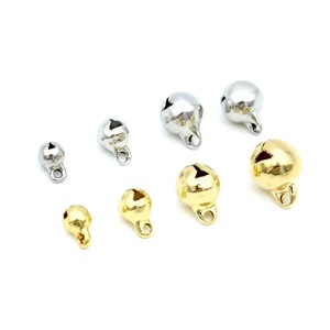 Ciondoli Natalizi Rotondi in Acciaio Inossidabile Impermeabili per Feste, Accessori Fai-da-Te, Campanelle - Product Image 1