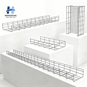 Wire <b>Mesh</b> Cable Basket Tray Support Accessories for Super Market Data Center Office Industrial Wire <b>Mesh</b> Cable Tray Cable Trunk - Product Image 3