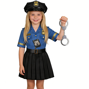 Costume da Sceriffo per Bambine, Set Uniforme per Spettacoli di Halloween, Asilo e Cosplay - Product Image 6