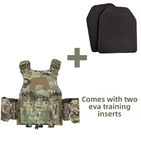 Gilet tactique en polyester 1000D durable avec porte-plaques MOLLE à dégagement rapide et conception modulaire pour l'entraînement en extérieur et l'équipement de sécurité