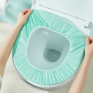 Personalized Custom Supplies Water Proof Travel Eco-Friendly Sanitary Portable Bathroom Disposable Toilet Seat Cover