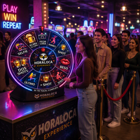 Roulette de la Chance Interactif Personnalisable à Grande Échelle avec LOGO pour Promotion d'Événements Mondiaux