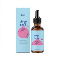 Amazon TK Bestseller Nouvelle Arrivée Stock d'Usine LingoLeapDrops Oligosaccharides Aromatisés aux Baies 60ml Complément Alimentaire Liquide