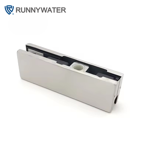 Регулируемая верхняя накладка из нержавеющей стали для стеклянных дверей, прямые поставки с завода - Product Image 1