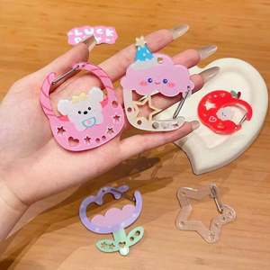 Ensemble d'accessoires <span class=keywords><strong>de</strong></span> notes <span class=keywords><strong>de</strong></span> piano en acrylique <span class=keywords><strong>de</strong></span> haute qualité, élégant et coloré, pour mousquetons et porte-clés - Product Image 4